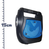 اسپیکر بلوتوث شارژی چراغ قوه دار GTS-1533