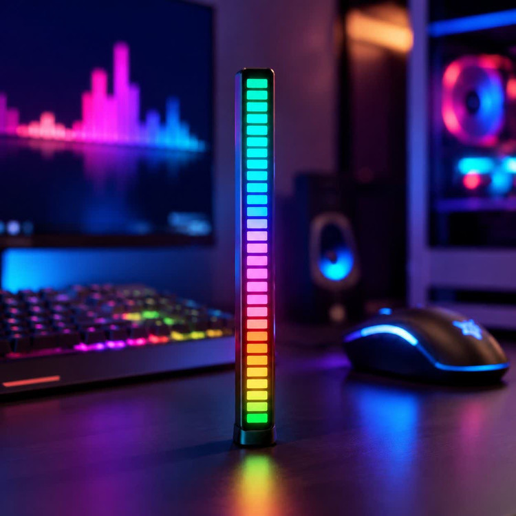 رقص نور اکولایزر حساس به صدا مدل RGB LED